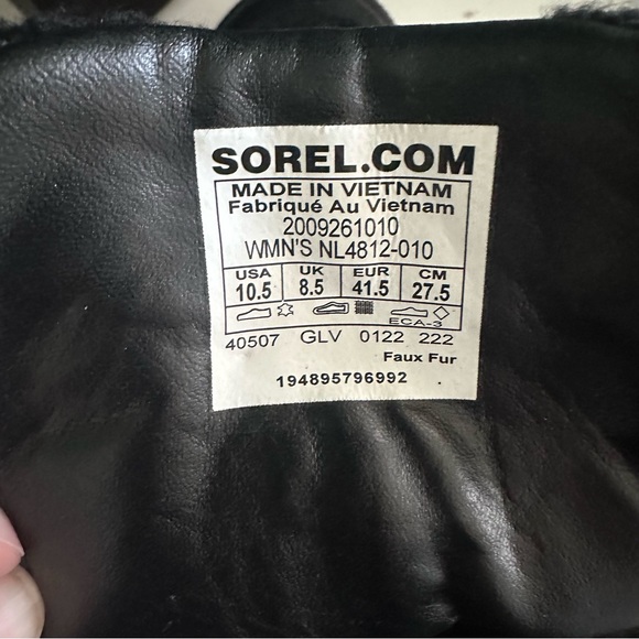 NWT SOREL Brex Cozy Lace Waterproof Boots sz 10.5 - Picture 9 of 9